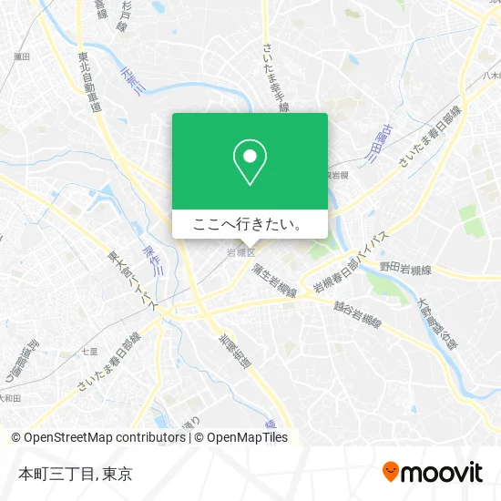 本町三丁目地図