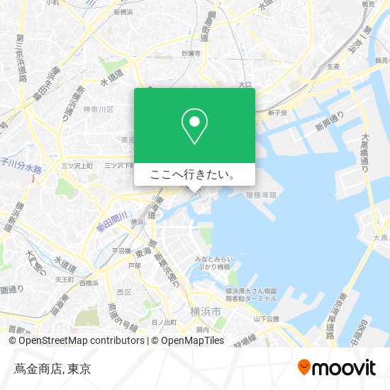 蔦金商店地図