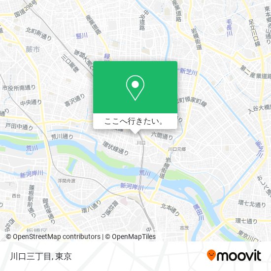 川口三丁目地図