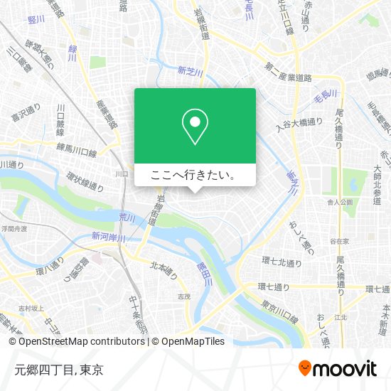 元郷四丁目地図