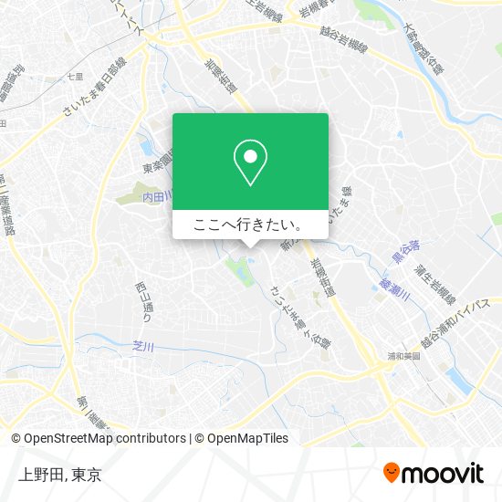上野田地図