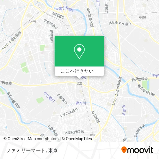 ファミリーマート地図