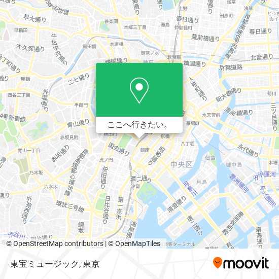 東宝ミュージック地図