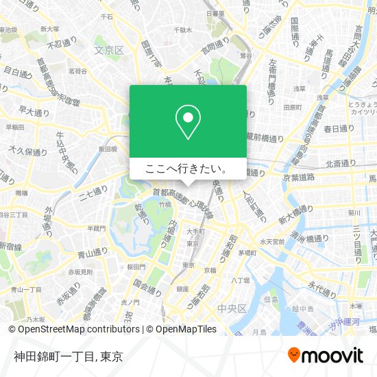 神田錦町一丁目地図