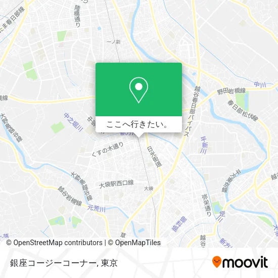 銀座コージーコーナー地図