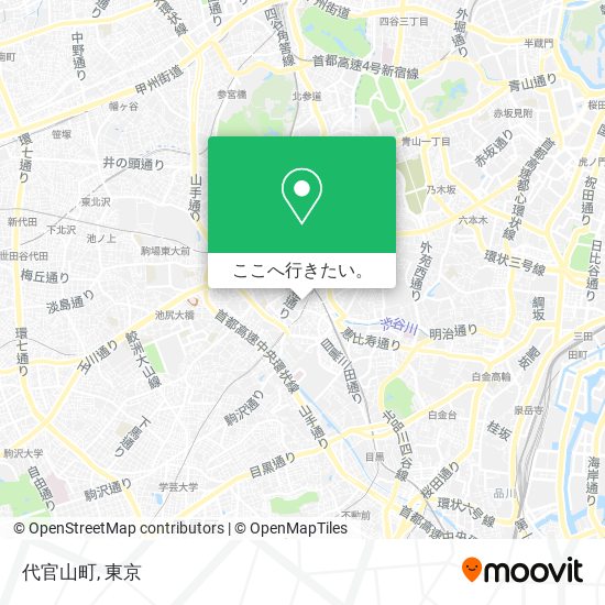 代官山町地図