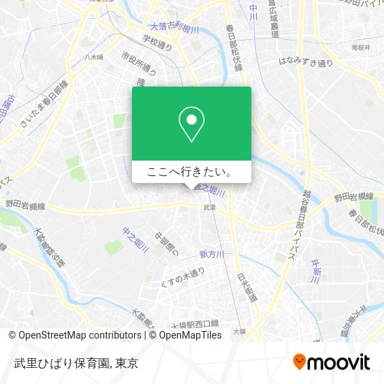 武里ひばり保育園地図