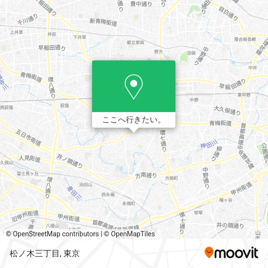 松ノ木三丁目地図