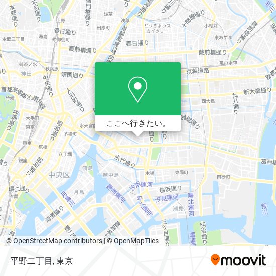 平野二丁目地図