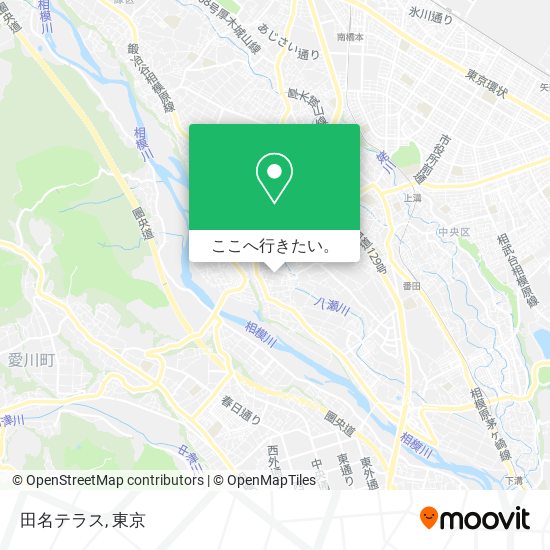 田名テラス地図