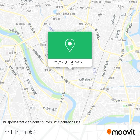 池上七丁目地図