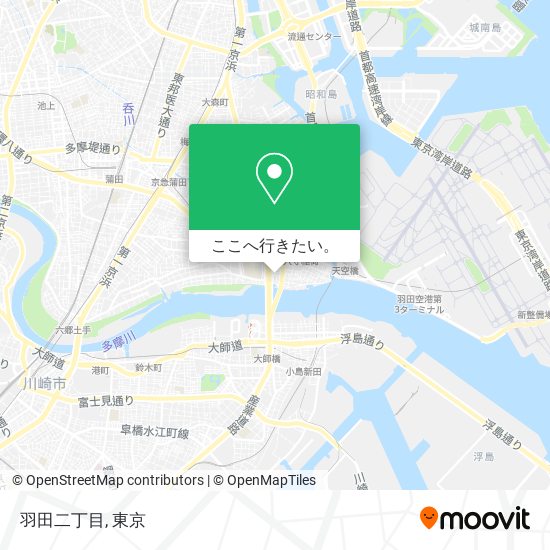 羽田二丁目地図