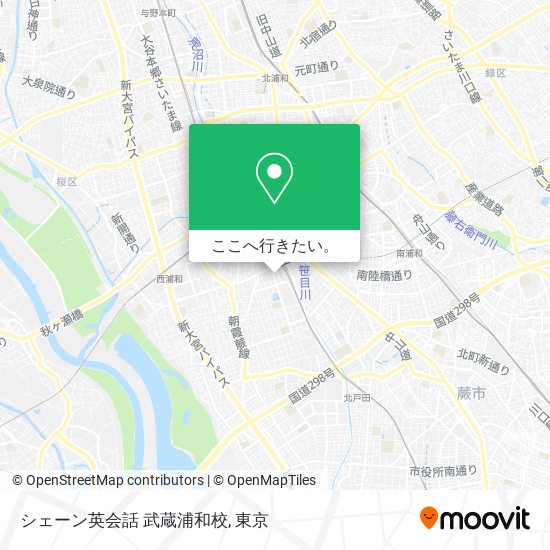 シェーン英会話 武蔵浦和校地図