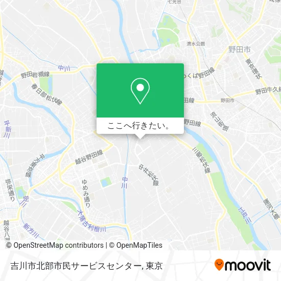 吉川市北部市民サービスセンター地図