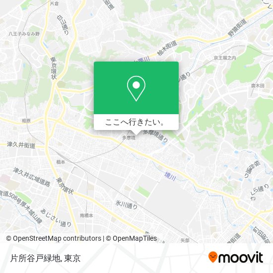 片所谷戸緑地地図