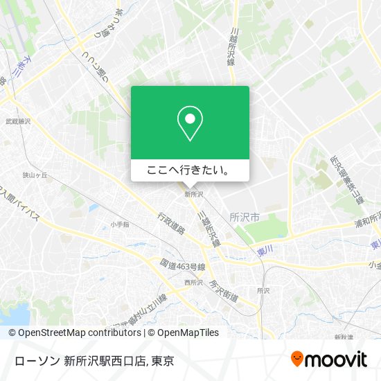 ローソン 新所沢駅西口店地図