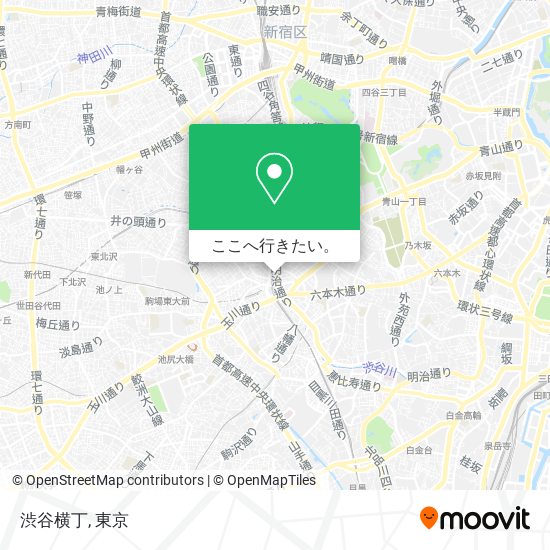渋谷横丁地図