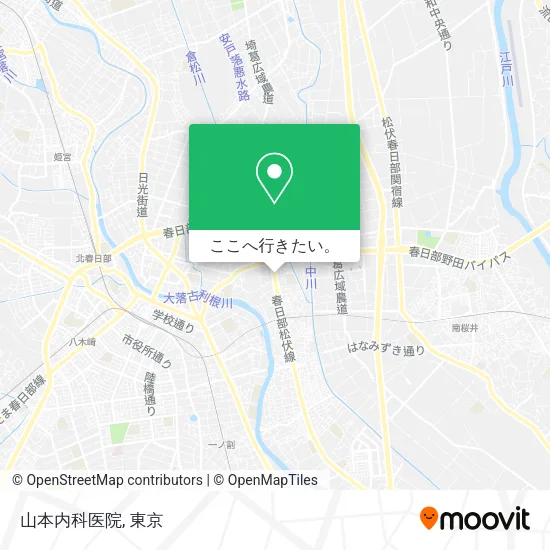 山本内科医院地図