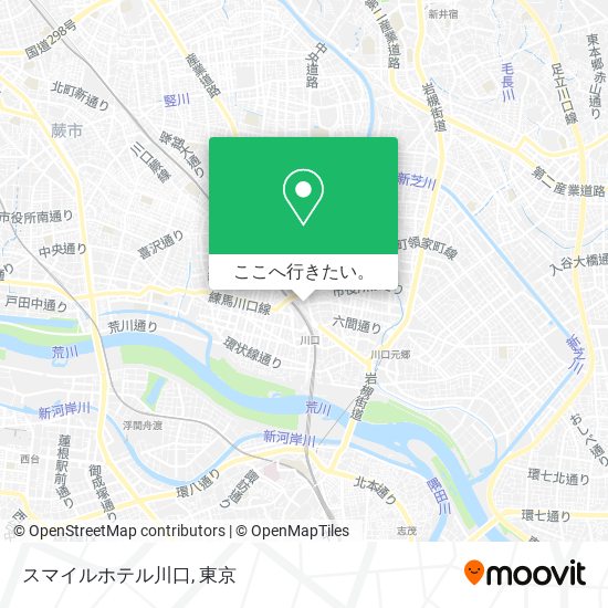 スマイルホテル川口地図