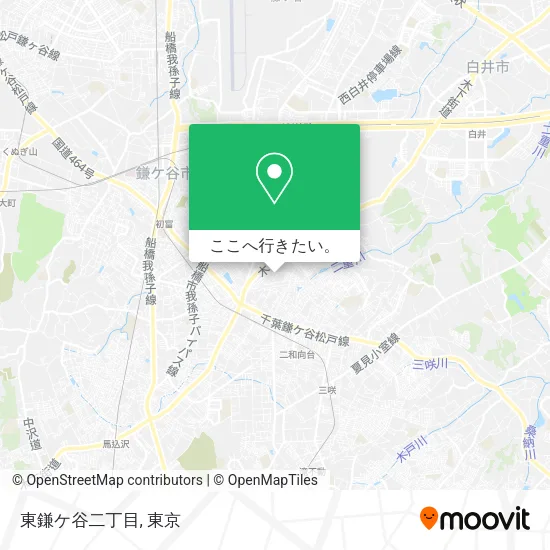 東鎌ケ谷二丁目地図