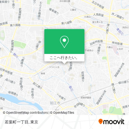 若葉町一丁目地図