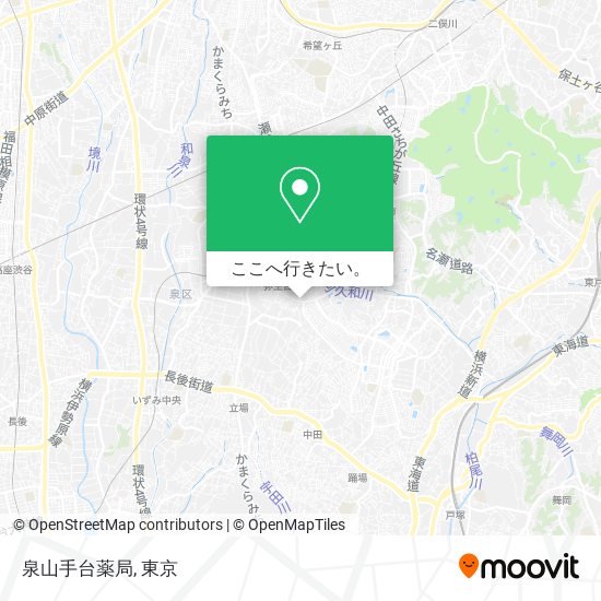 泉山手台薬局地図