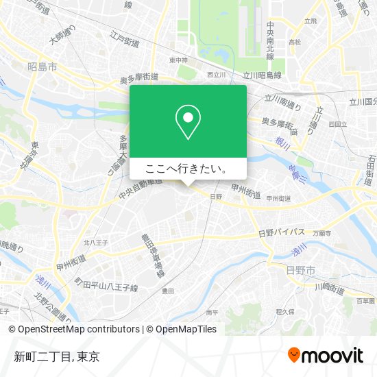 新町二丁目地図