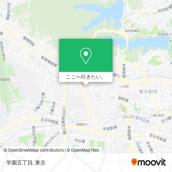 学園五丁目地図