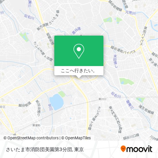 さいたま市消防団美園第3分団地図