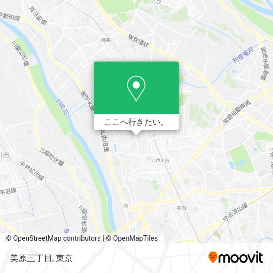 美原三丁目地図