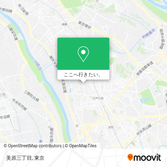 美原三丁目地図