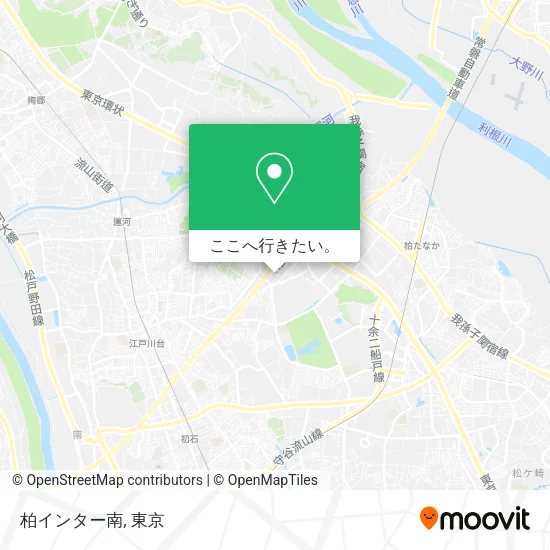 柏インター南地図