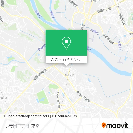 小青田三丁目地図