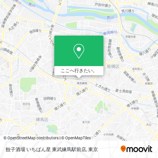 餃子酒場 いちばん星 東武練馬駅前店地図