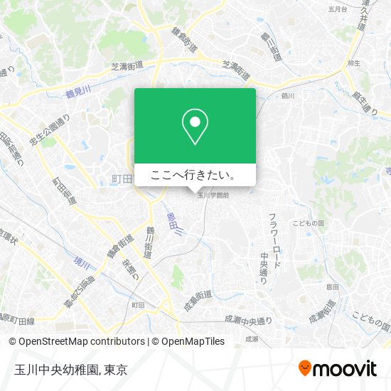 玉川中央幼稚園地図