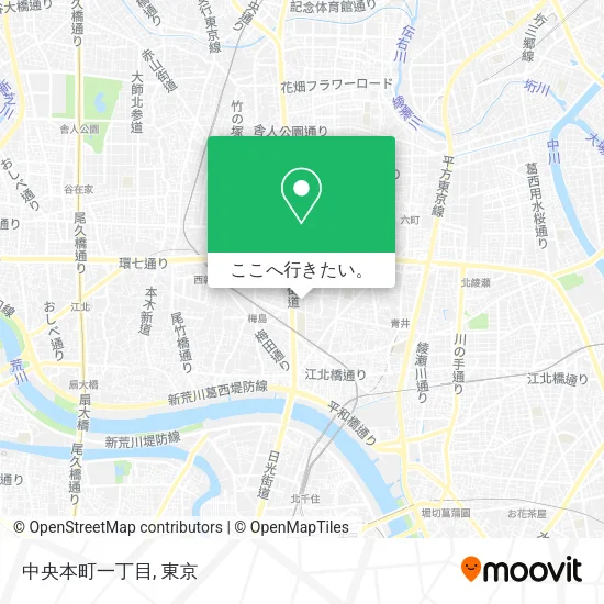 中央本町一丁目地図