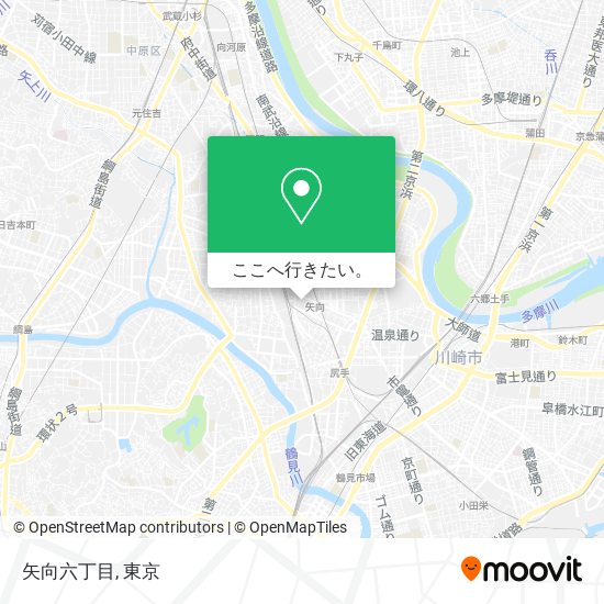 矢向六丁目地図