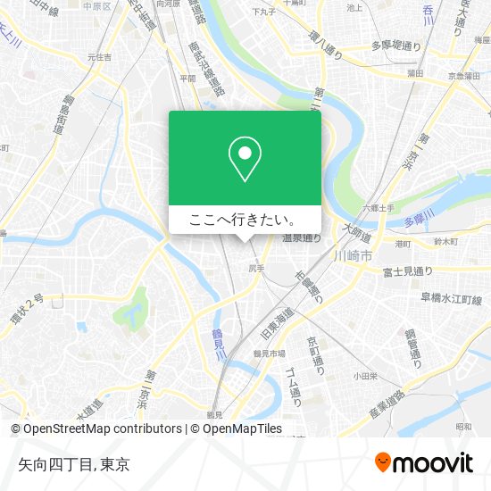 矢向四丁目地図