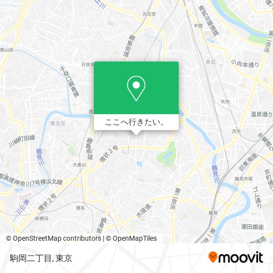 駒岡二丁目地図