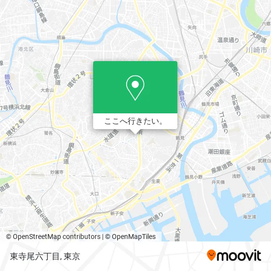 東寺尾六丁目地図