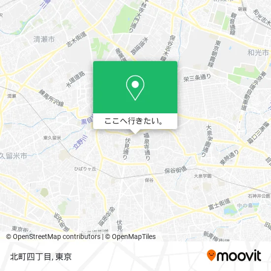 北町四丁目地図