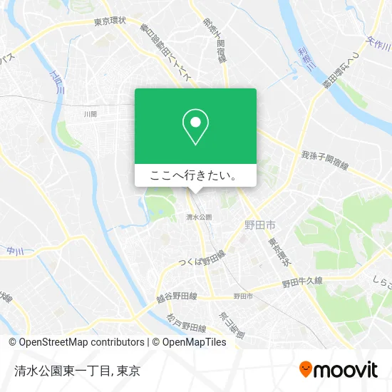 清水公園東一丁目地図