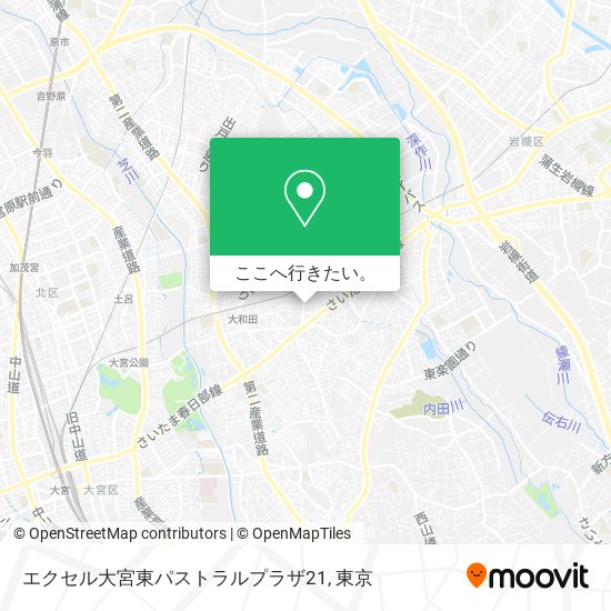 エクセル大宮東パストラルプラザ21地図