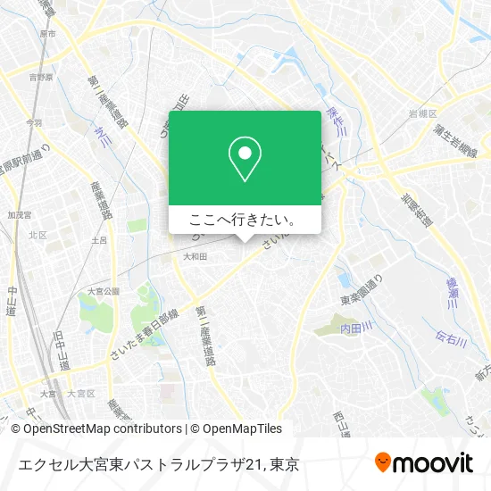 エクセル大宮東パストラルプラザ21地図
