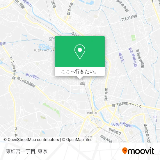東姫宮一丁目地図