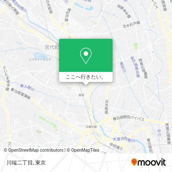 川端二丁目地図