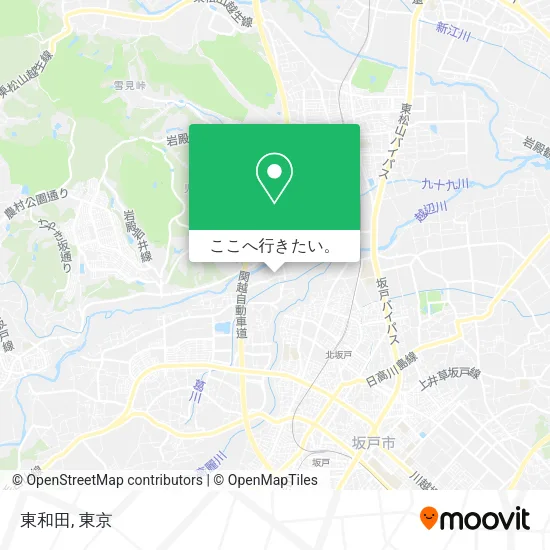 東和田地図