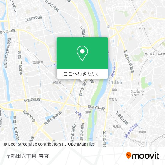 早稲田六丁目地図