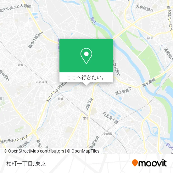 柏町一丁目地図