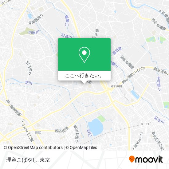 理容こばやし地図